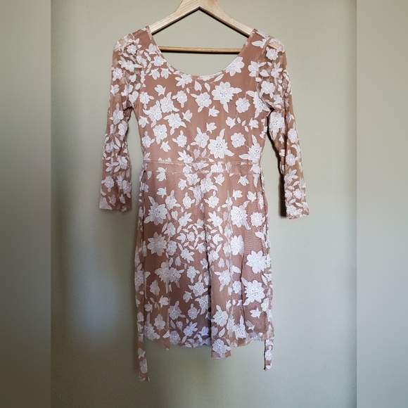 For Love and Lemons Temecula Bow Back Mini Dress M - Picture 2 of 4